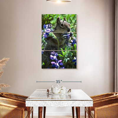 Brampt Lupine Eating Squirrel
