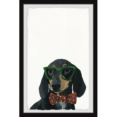 'Stylish Dachshund' Framed Print