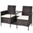 2 - Person Patio Conversation Set with Cushions-167329898