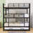 Twin Over Twin Over Twin Triple Bunk Bed With Twin Trundle And Ladder-1551319880