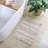 Woven Texture Stripe Bath Rug 20X32"