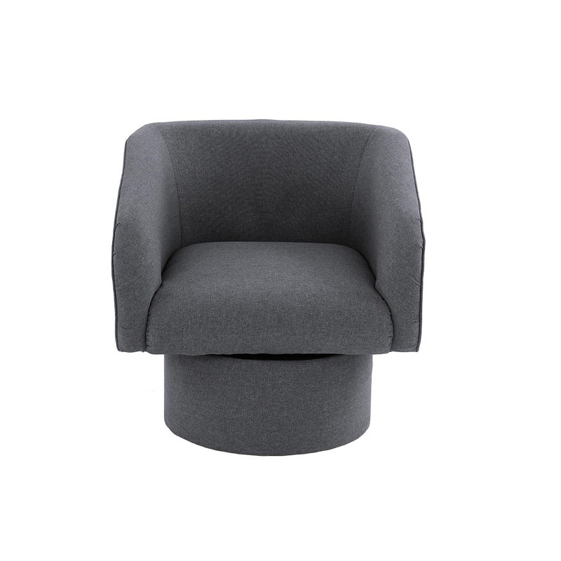 Chaise d'appoint rembourrée Classic, Gris