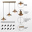 Gans 3 - Light Yellow Brass Kitchen Island Pendant-400886414