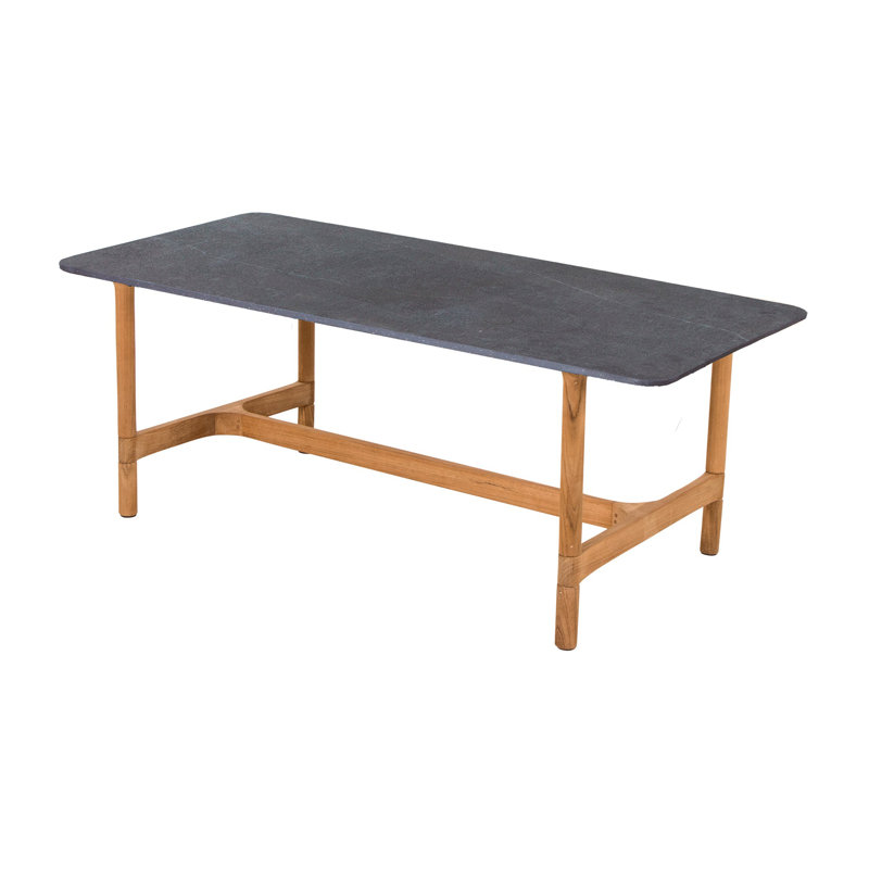 Twist Outdoor Coffee Table, Black, Black