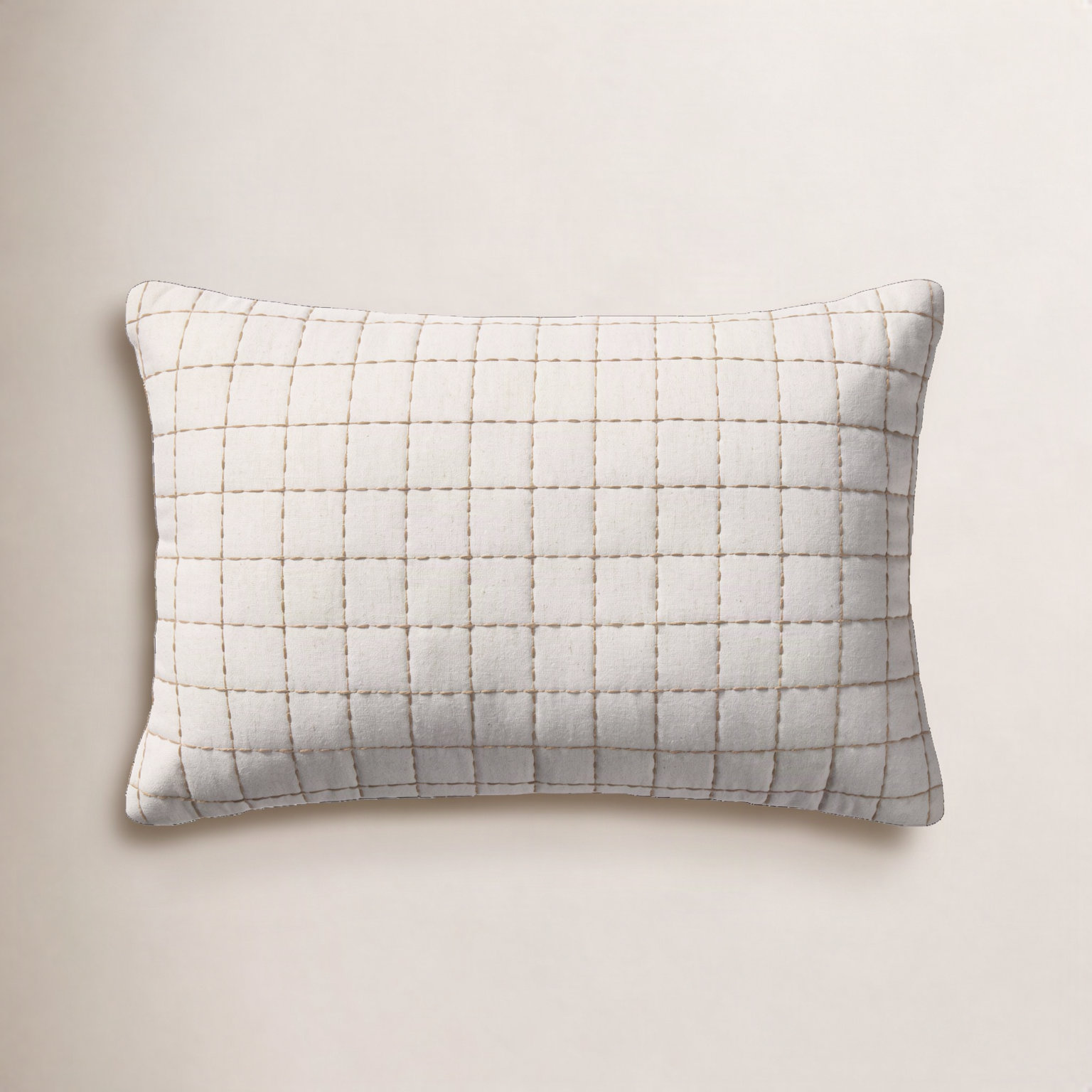Magnolia Home x Loloi Hattie Pillow Cover, Polyester, Rectangle 21"H x 13"W