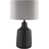 Base noire / abat-jour gris