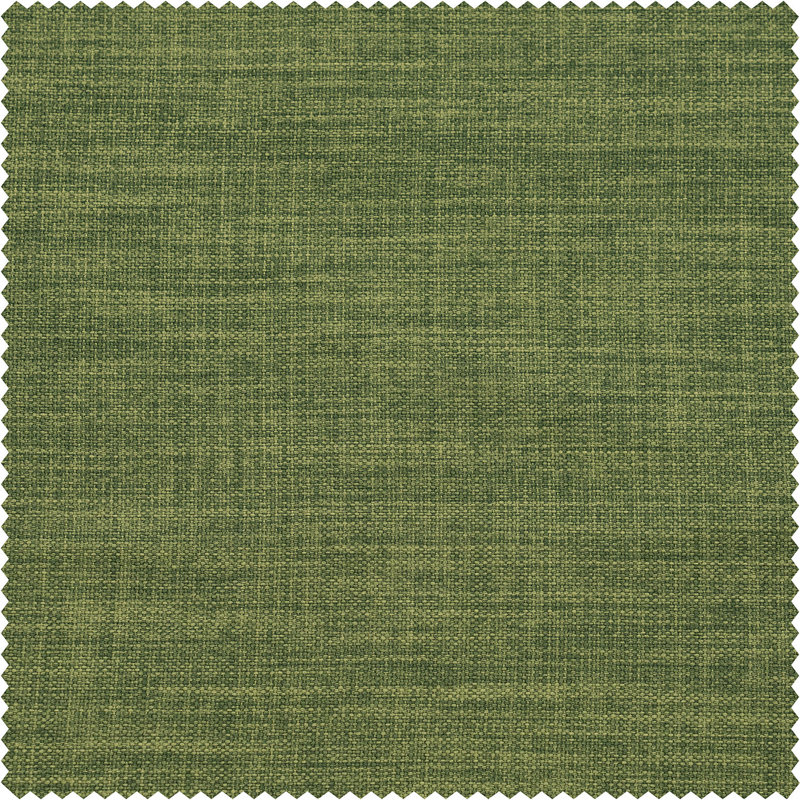 Ottis Faux Linen Room Darkening Curtain Panel, Tuscany Green, 50" W x 84" L