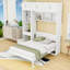 Lit escamotable avec bureau, armoire et tablettes Murphy-18413069-18413068