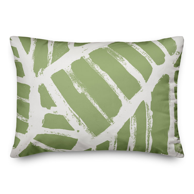  Housse et insert de coussin d'extérieur pour l'extérieur, Géométrique 2, Vert
