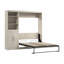 Lit et unité de rangement avec portes Arlex (89 W)-88513628-91638369