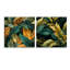 Mirage Radiance motif tropical - ensemble d'art mural en verre acrylique Coastal Tropical-103926176