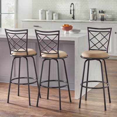 Lamoille Swivel Adjustable Height Stool by Red Barrel Studio