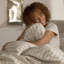 Flannel Stripe Duvet Cover Set-2000723313-2000723312