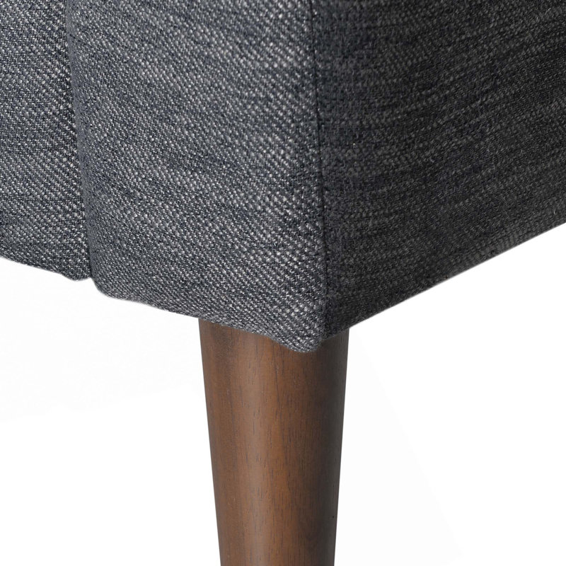 Avett Upholstered 84.5'' Sofa, Charcoal 100% Polyester