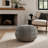 Yuny Knitted Cotton 20 X 20 Round Pouf