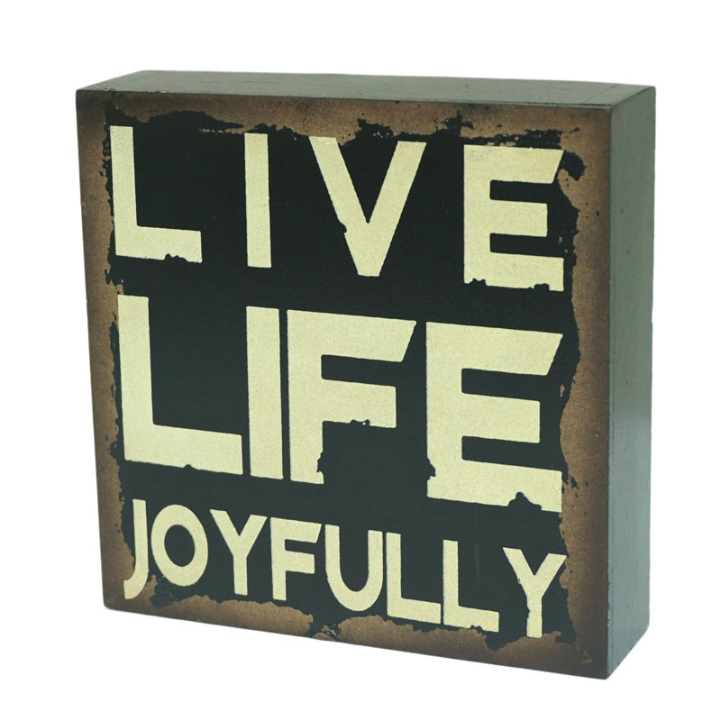 Décoration murale «Live Life…»