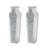  Degrailly 2PCS Crystal Glass Floor Vase 