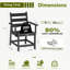 Ensemble de 2 chaises d'extérieur en PEHD-1844453667