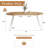 Vesta Extendable Folding Kitchen Dining Table-1975819795-1975819805