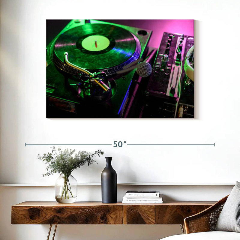 Tourne-disque Abarca, H 26 po x l 39 po