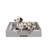 Canvey Orthopedic Suede Pet Bed-392124627-392124625