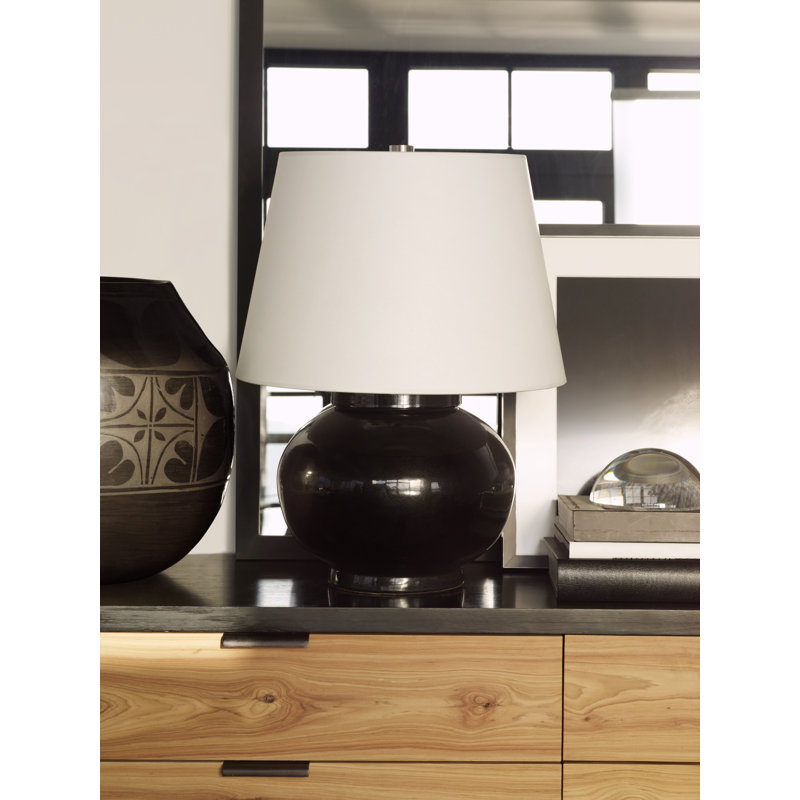 Ralph Lauren Home Carter Small Standard Table Lamp, Black