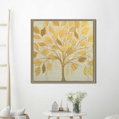 «Golden Orchard», reproduction de peinture acrylique sur toile