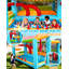 Grand château gonflable pour grands enfants 8-12, parcours gonflable d'obstacles pour enfants 3-6 x 16,5 pi avec glissade XXL, zone de saut, piscine d'eau, barres à obstacles, lancer d'anneaux, souffleur de 750 W, château gonflable extérieur pouvant accueillir 6 enfants