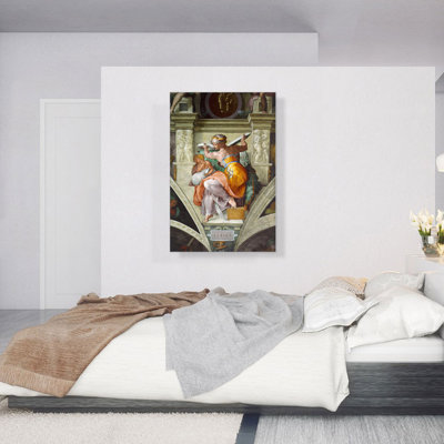 " The Libyan Sibyl Sistine Chapel Ceiling 1511 " by Michelangelo Painting Print