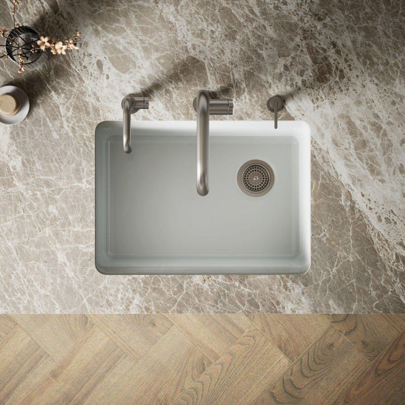 Évier de cuisine Riverby 27 po L x 22 po l, Gris glacé