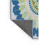 Tapis abstrait bleu marine / vert / gris-1121536515
