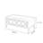 Neoclassical simple carved solid wood coffee table-110582318