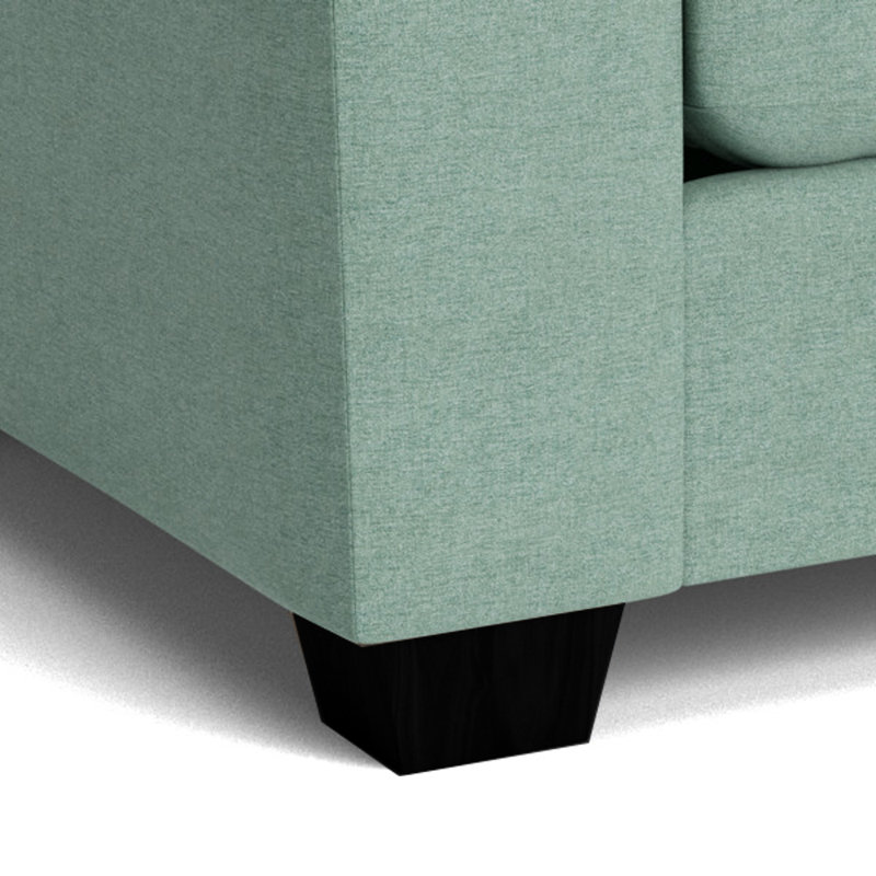 Anastase 79'' Upholstered Sofa, Espresso, Entice Honey