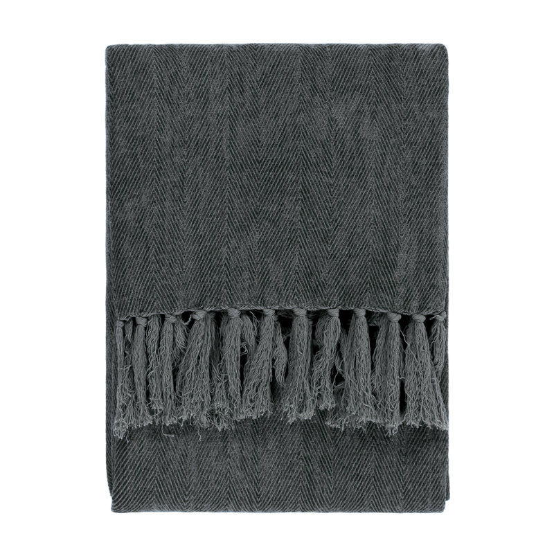 Harri Knitted Throw Blanket, Dusk