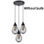 Maratea 3 - Light Black Cluster Pendant