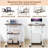 Height Adjustable Laptop Desk with Wheels