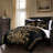Valor 7-Piece Bed in a Bag Jacquard Floral Comforter Set with Sheets-2037990670-2037990664
