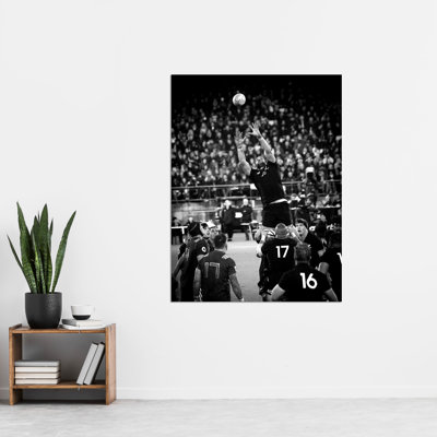 Coleman Rugby Line Out New Zealand - No Frame Print