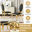 Chaise de salle à manger rembourrée Miluc-853795237-853795236