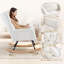 Chaise berçante rembourrée Teddy-130390474