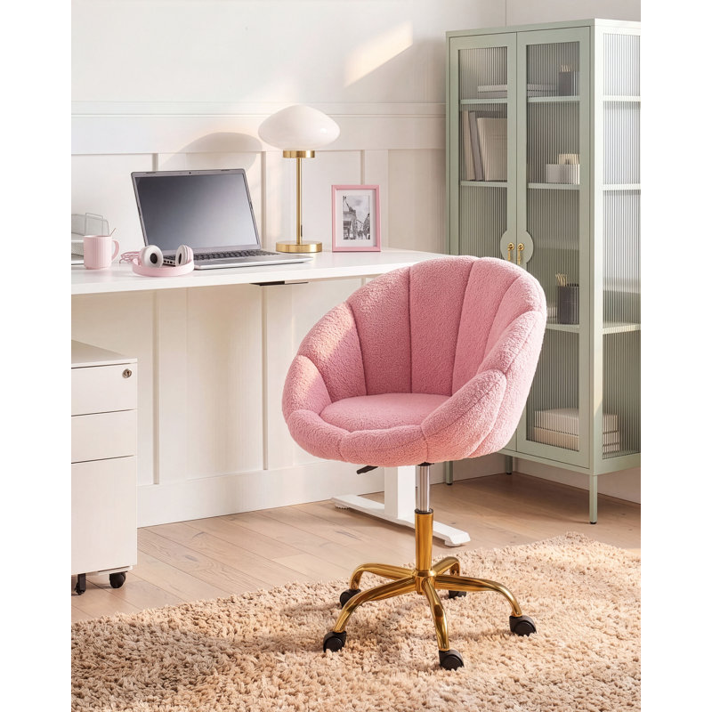 Beliani ANNABELLE Boucle Office Chair