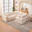 Boneless 6 - Piece Modular Compression Upholstered Sectional-894064463