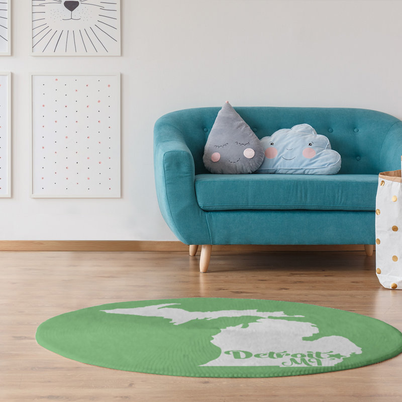 Tapis de la poly-chenille détroit michigan