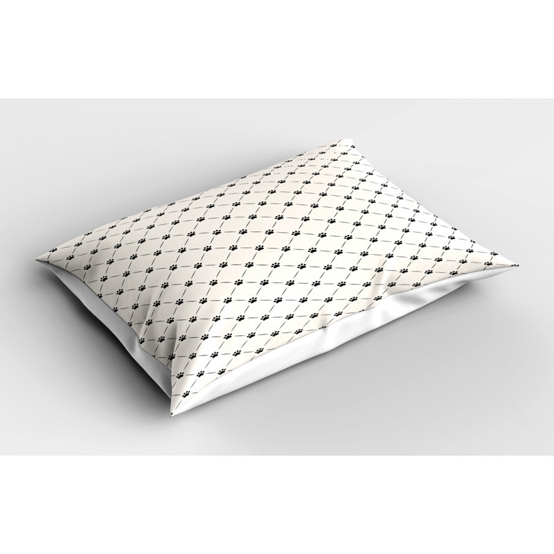 Classical Polyester Geometric Sham Set, Twin