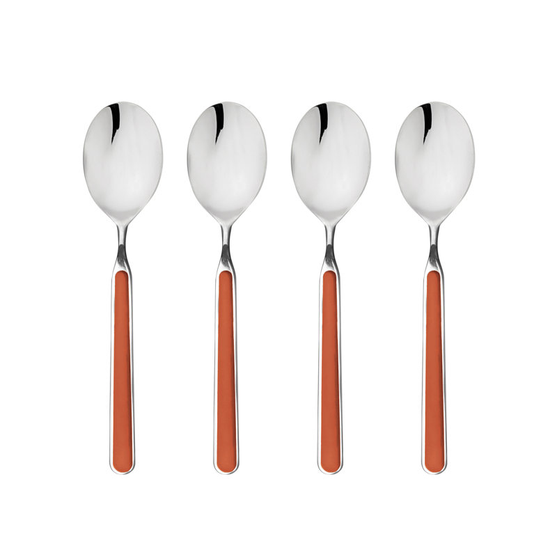 Cuillère à café en acier inoxydable Fantasia - 4 pièces, Rouille