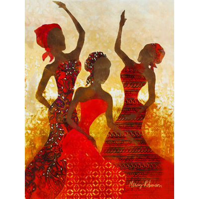 " African Women Red Dresses "
