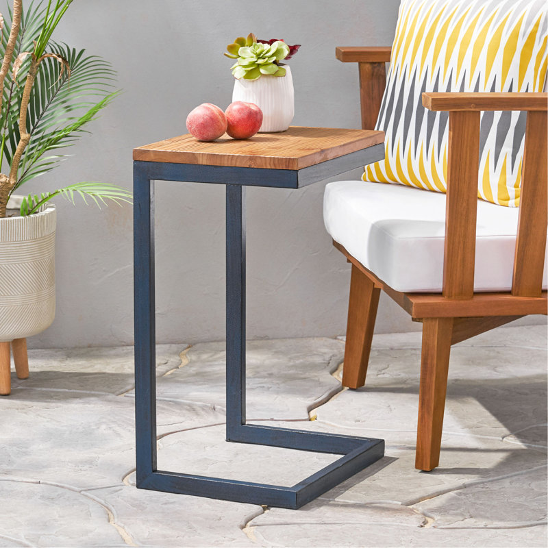 Table d'appoint moyenne - Structure en bois et sapin naturel