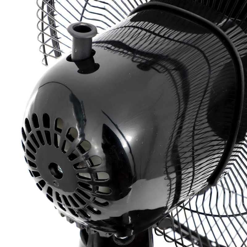 12 Inch 3 Speed Oscillating Table Fan in Black