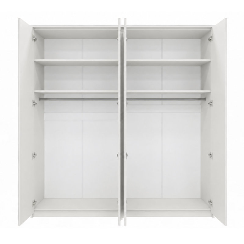 Bonis Manufactured Wood Wardrobe, White
