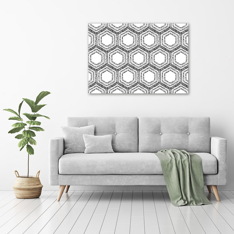 Geometric Background - Wrapped Canvas Print